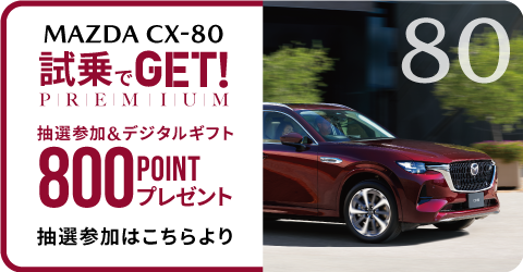試乗でGET PREMIUM800