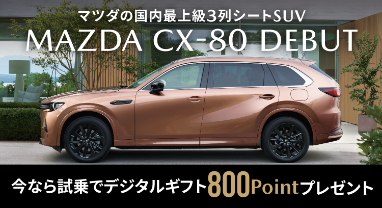 CX80 DEBUT 800ポイントプレゼント