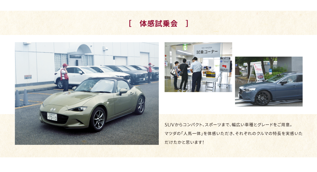 体感試乗会