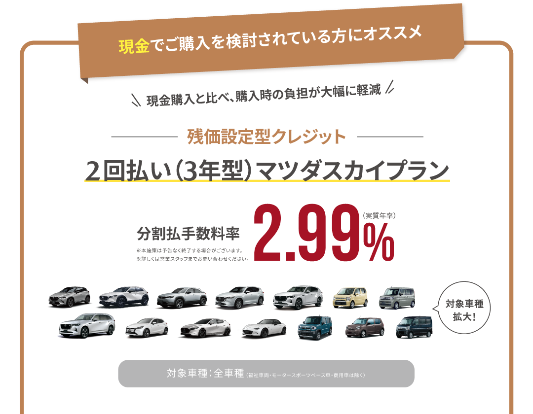 現金でご購入を検討されている方に