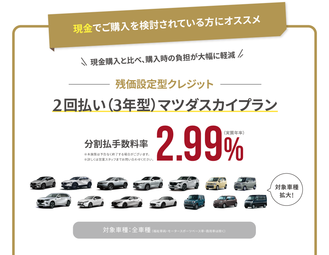 現金でご購入を検討されている方に