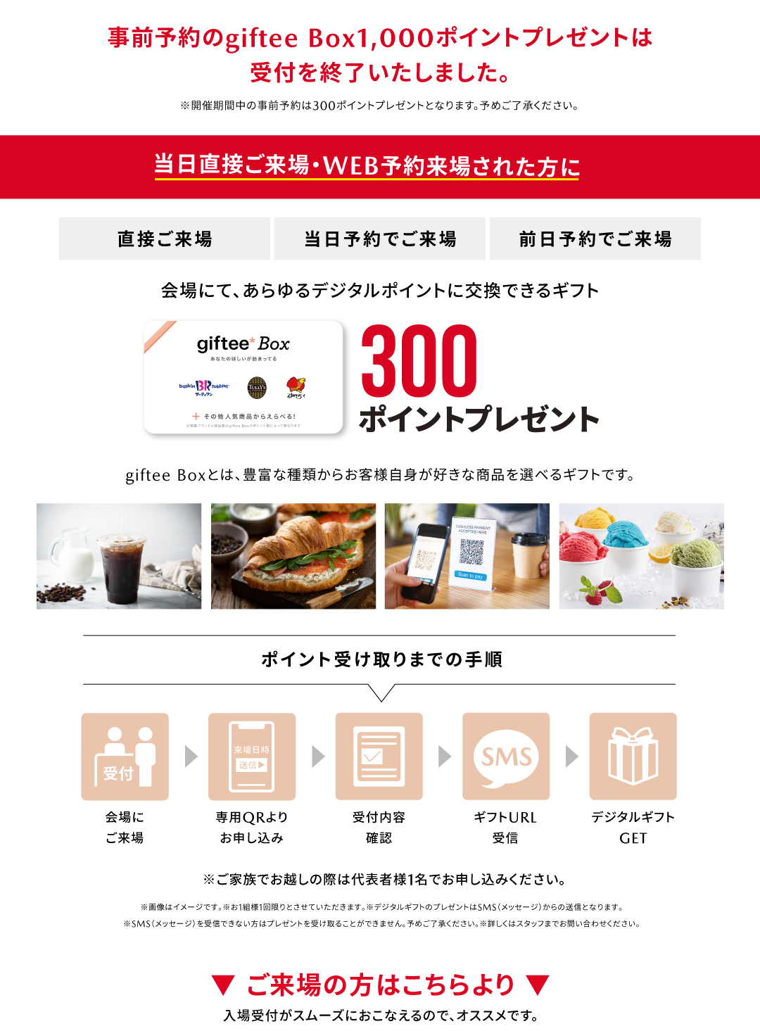 giftee300ポイントプレゼント