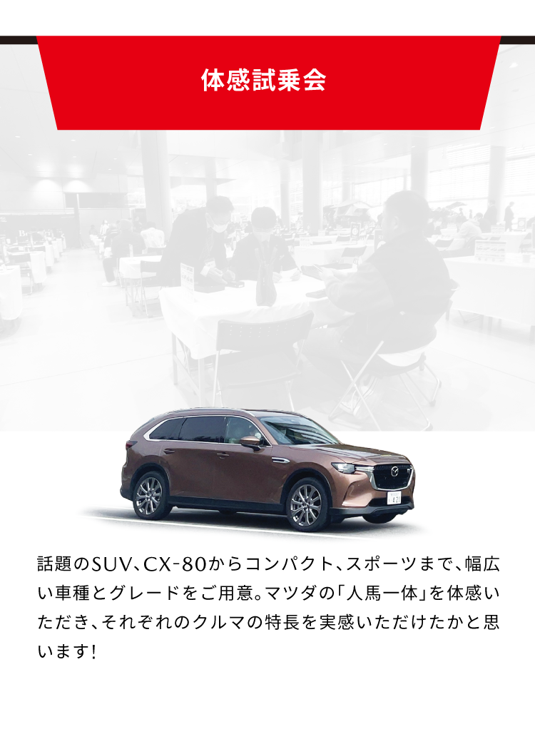 体感試乗会