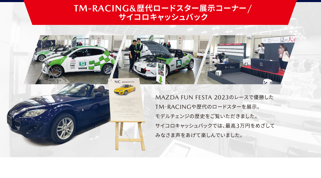 TMレーシング＆歴代ロードスター