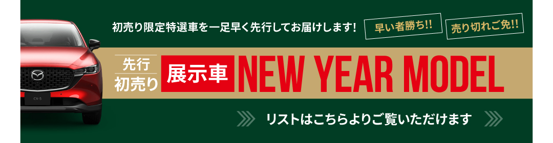 NEW YEAR MODEL リストはこちらより