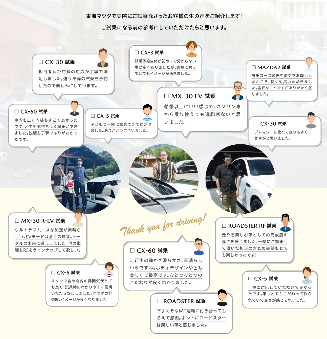 お客様の声をご紹介