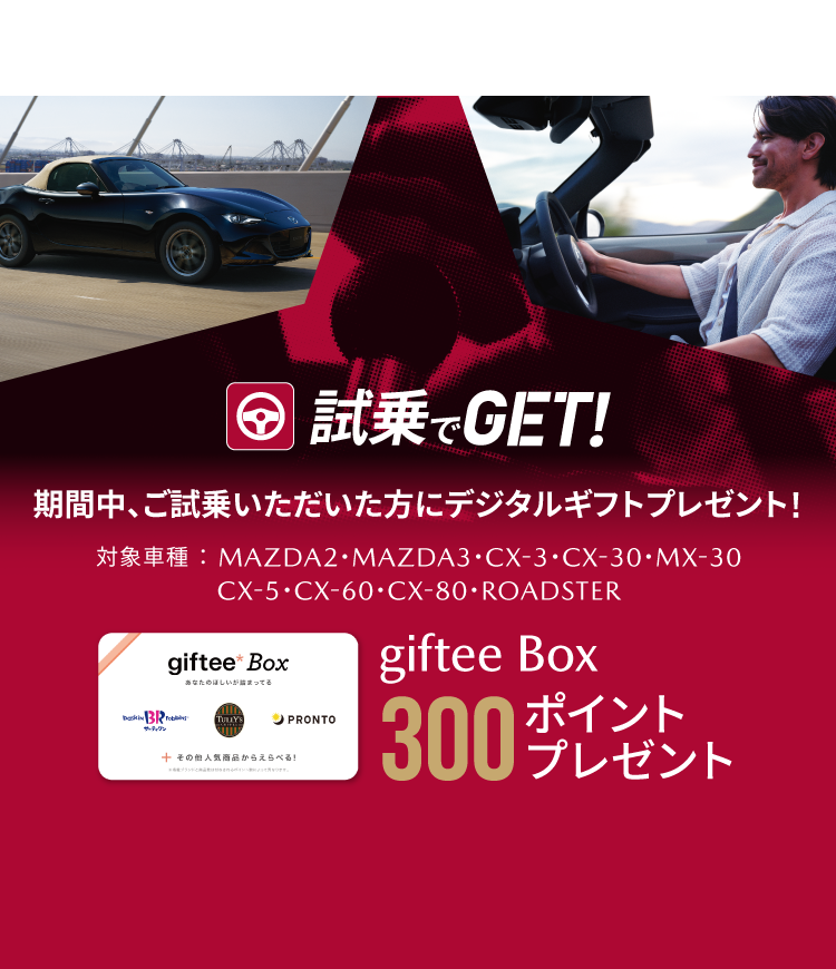 試乗でGET参加